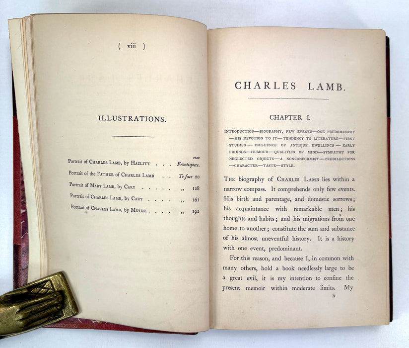 Charles Lamb; A Memoir. By Barry Cornwall. Edward Moxon, 1866