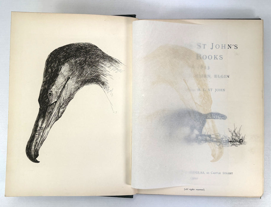 Charles St John's Note Books, 1846-1853, Invererne, Nairn, Elgin, 1901