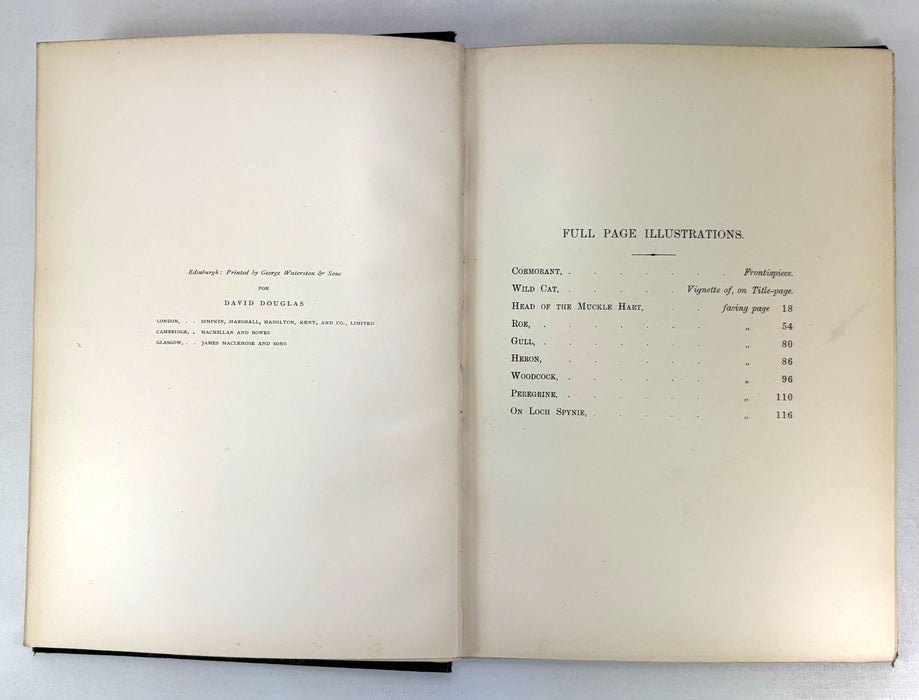 Charles St John's Note Books, 1846-1853, Invererne, Nairn, Elgin, 1901