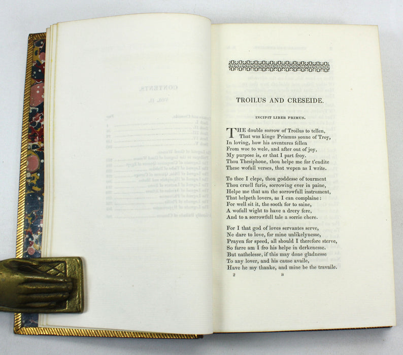 Chaucer's Romaunt of the Rose; Troilus and Creseide and The Minor Poems, with Life of the Poet by Sir Harris Nicolas, 1846