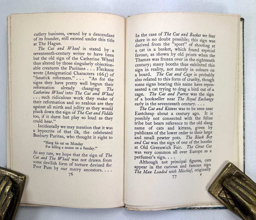 Children of the Moon; A booklet Concerning Cats, Moira Meighn, Medici Society, 1929