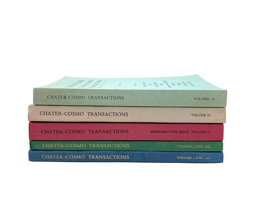 China and Hong Kong Freemasonry; Chater-Cosmo Transactions; Masonic Records of the Far East 1982-1991 & Pamphlets