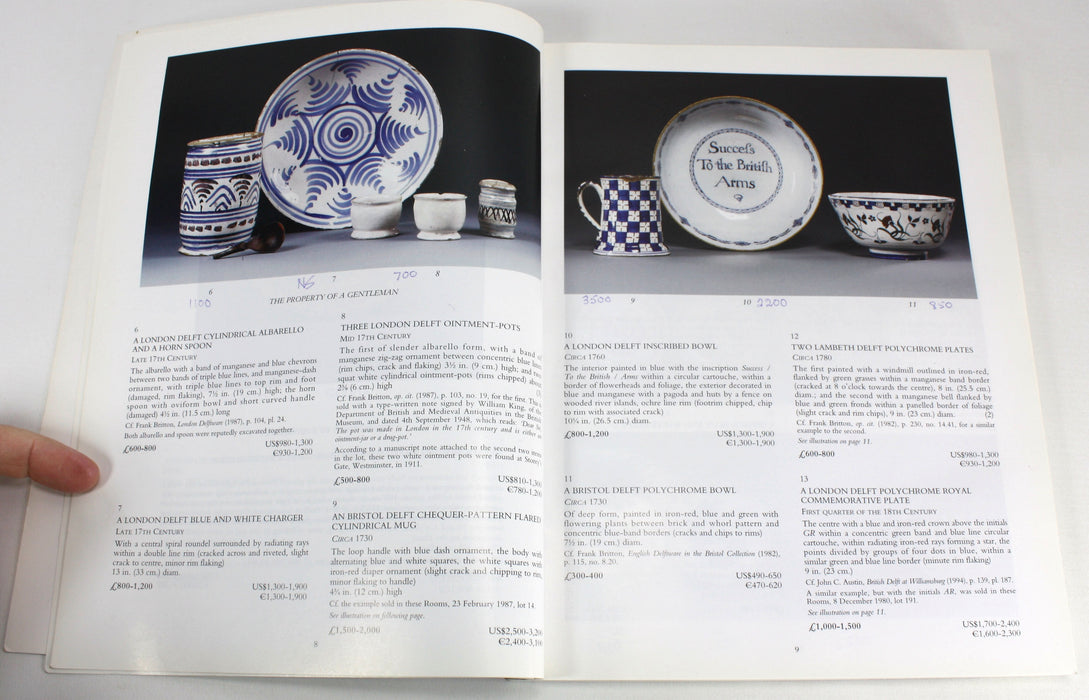 Christie's London; British and Continental Ceramics and Glass including Paperweights, 8 November 1999