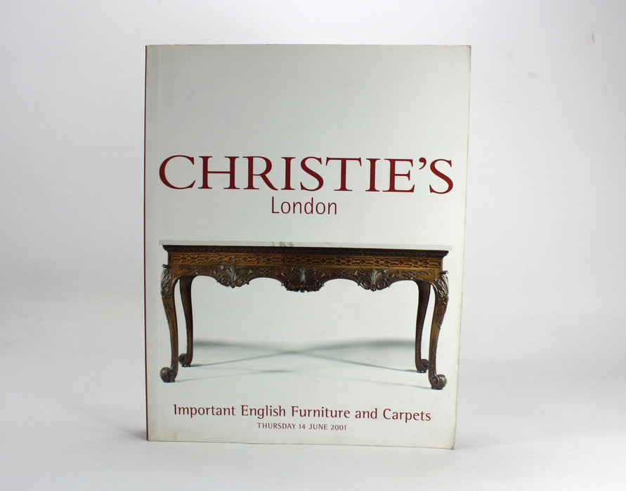 Christie's London; Important English Furniture and Carpets, 14 June 2001