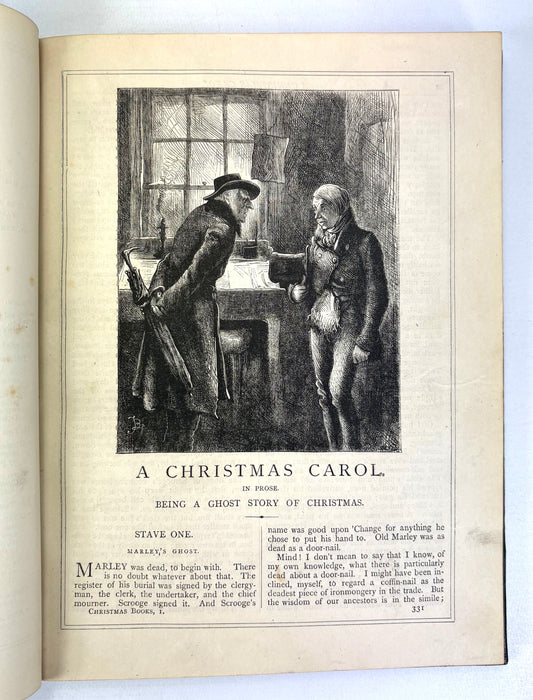 Christmas Books by Charles Dickens. With Twenty-Eight Illustrations by F. Barnard. Chapman and Hall c. 1880.