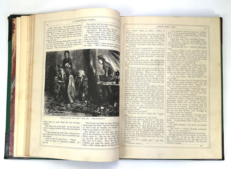 Christmas Books by Charles Dickens. With Twenty-Eight Illustrations by F. Barnard. Chapman and Hall c. 1880.