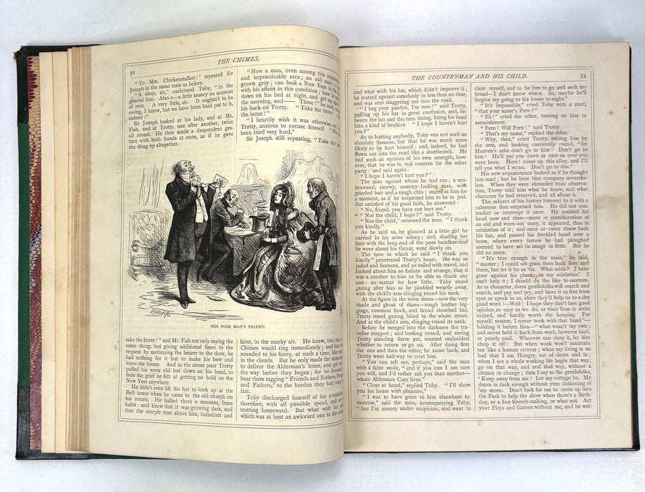 Christmas Books by Charles Dickens. With Twenty-Eight Illustrations by F. Barnard. Chapman and Hall c. 1880.
