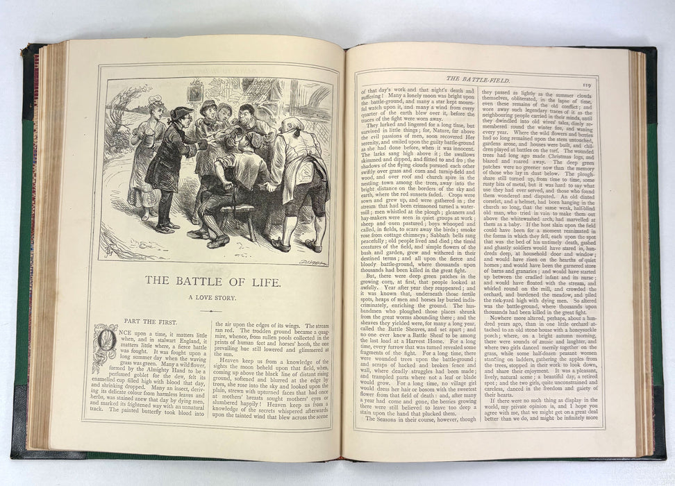 Christmas Books by Charles Dickens. With Twenty-Eight Illustrations by F. Barnard. Chapman and Hall c. 1880.