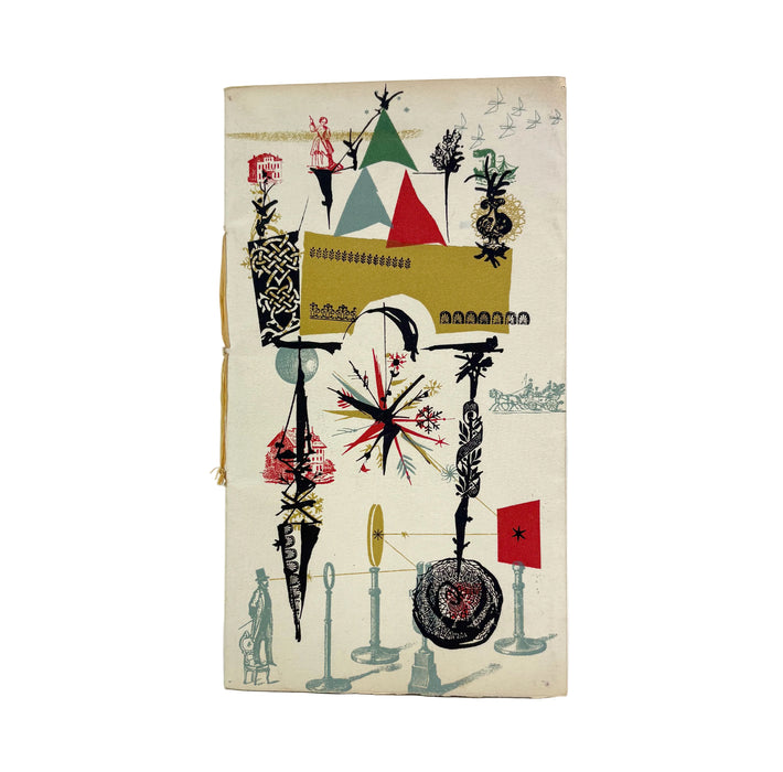 Christmas Greetings 'Plaqueta' booklet issued by R. Giralt Miracle, Instituto de Arte Gráfico, Spain, 1957