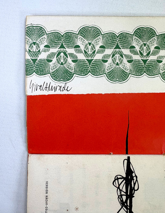 Christmas Greetings 'Plaqueta' booklet issued by R. Giralt Miracle, Instituto de Arte Gráfico, Spain, 1957