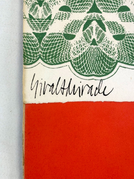 Christmas Greetings 'Plaqueta' booklet issued by R. Giralt Miracle, Instituto de Arte Gráfico, Spain, 1957