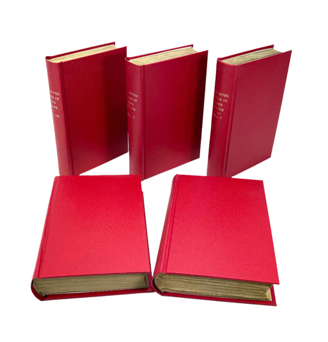 Collected Works of Hugh Miller, 5 uniform volumes, Thomas Constable, Edinburgh, 1857-1858