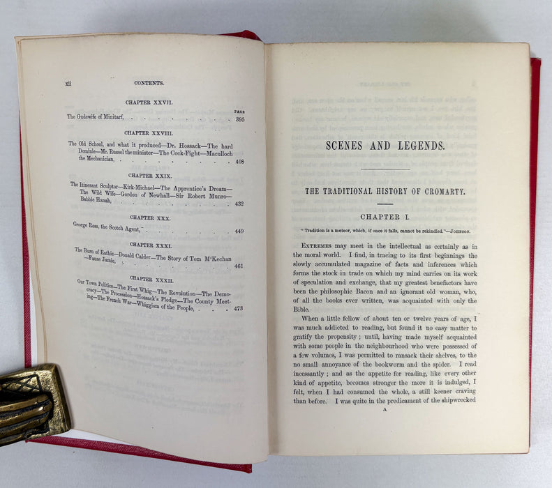 Collected Works of Hugh Miller, 5 uniform volumes, Thomas Constable, Edinburgh, 1857-1858
