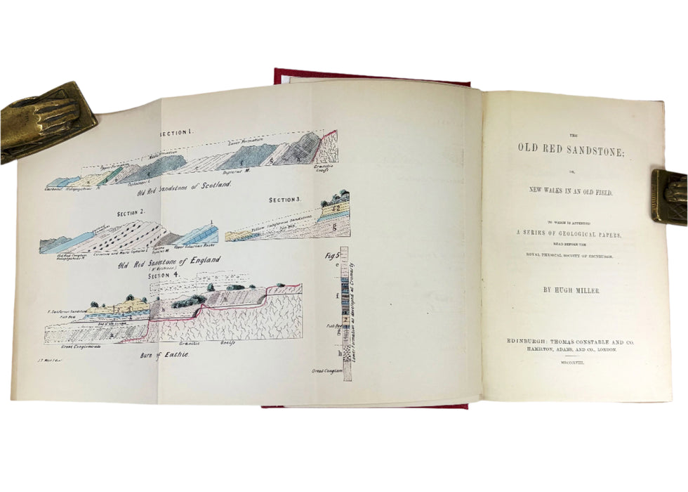 Collected Works of Hugh Miller, 5 uniform volumes, Thomas Constable, Edinburgh, 1857-1858