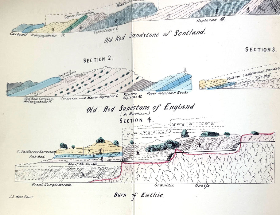 Collected Works of Hugh Miller, 5 uniform volumes, Thomas Constable, Edinburgh, 1857-1858