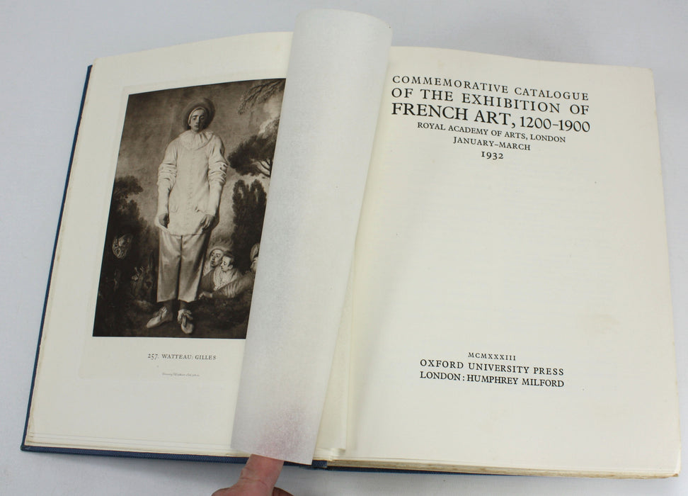 Commemorative Catalogue of the Exhibition of French Art, 1200-1900, Royal Academy of Arts, London, January - March 1932