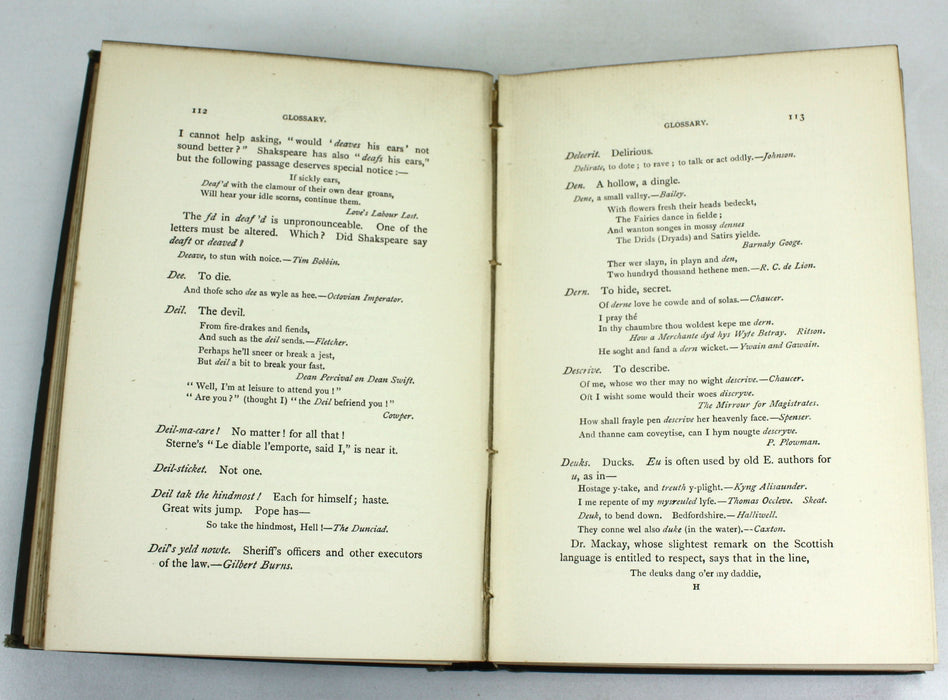 Complete Glossary to the Poetry and Prose of Robert Burns, John Cuthbertson, 1886