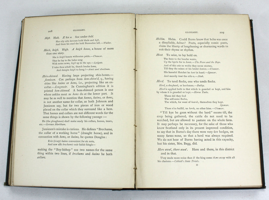 Complete Glossary to the Poetry and Prose of Robert Burns, John Cuthbertson, 1886