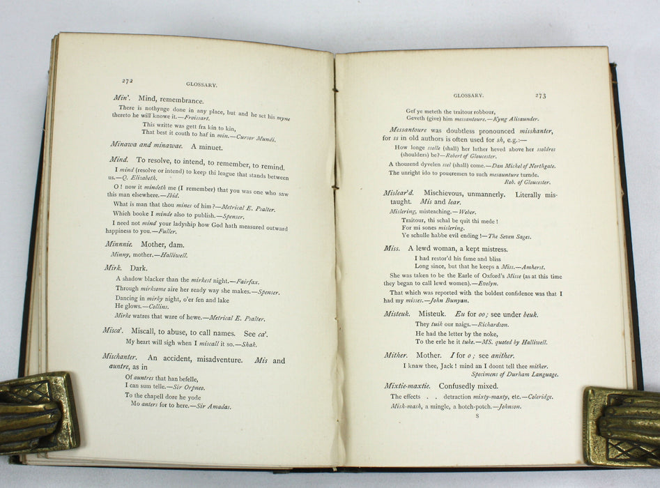 Complete Glossary to the Poetry and Prose of Robert Burns, John Cuthbertson, 1886