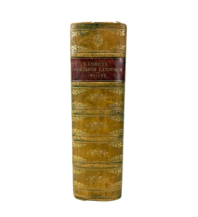 Corpus Poetarum Latinorum, editit Gulielmus Sidney Walker. Published by George Bell and Sons, London, 1886. Presented by G.G. Ramsay.