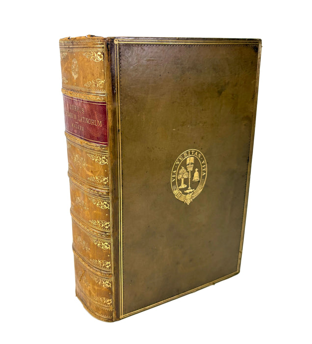 Corpus Poetarum Latinorum, editit Gulielmus Sidney Walker. Published by George Bell and Sons, London, 1886. Presented by G.G. Ramsay.
