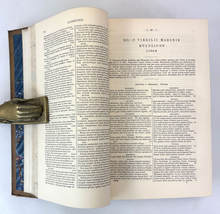Corpus Poetarum Latinorum, editit Gulielmus Sidney Walker. Published by George Bell and Sons, London, 1886. Presented by G.G. Ramsay.