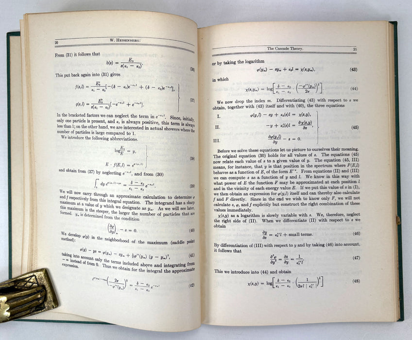 Cosmic Radiation; Fifteen Lectures edited by W. Heisenberg. Translated by T.H. Johnson. Dover Publications, New York, 1946.