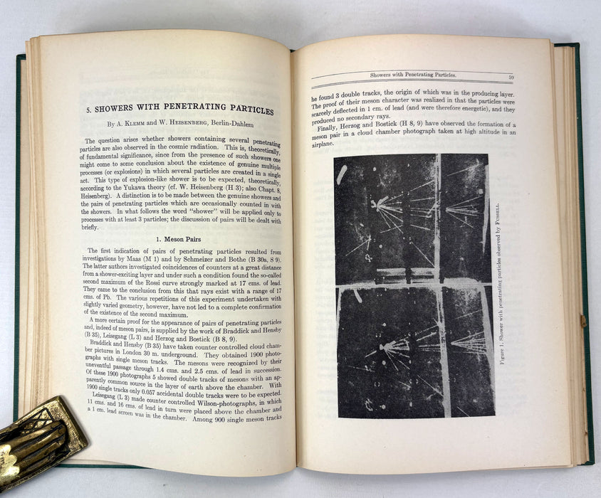 Cosmic Radiation; Fifteen Lectures edited by W. Heisenberg. Translated by T.H. Johnson. Dover Publications, New York, 1946.