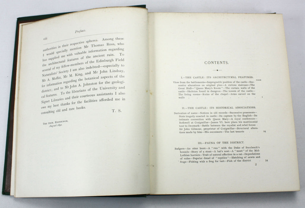 Craigmillar and Its Environs, with Notices of the Topography, Natural History, and Antiquities of the District, Tom Speedy, 1892