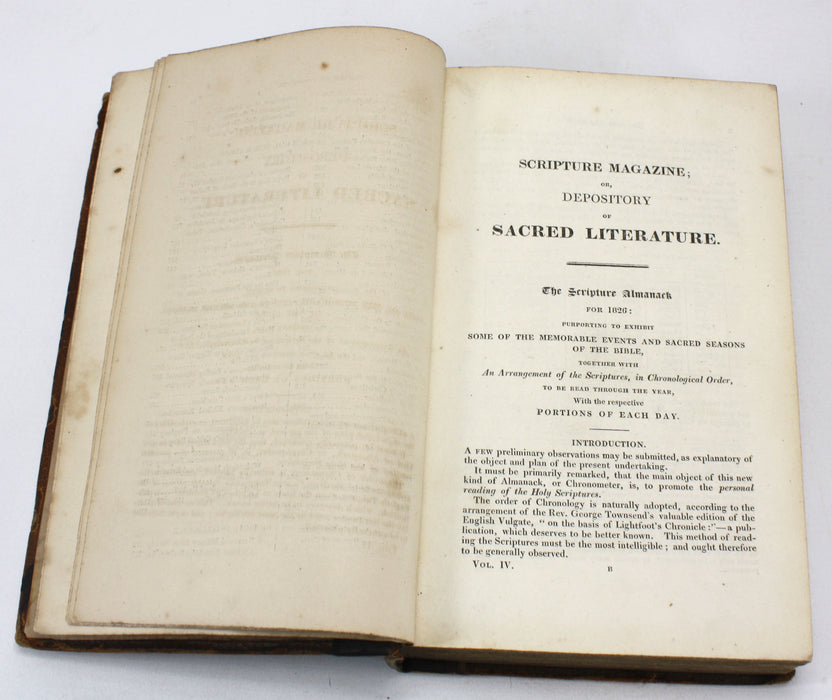Critica Biblica; or, Depository of Sacred Literature, Vol. IV, 1827