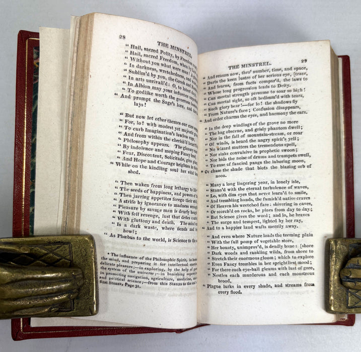 Custom-bound Sammelband of Poetry by James Beattie, Thomas Gray and Oliver Goldsmith, 1805-1812, Suttaby and others