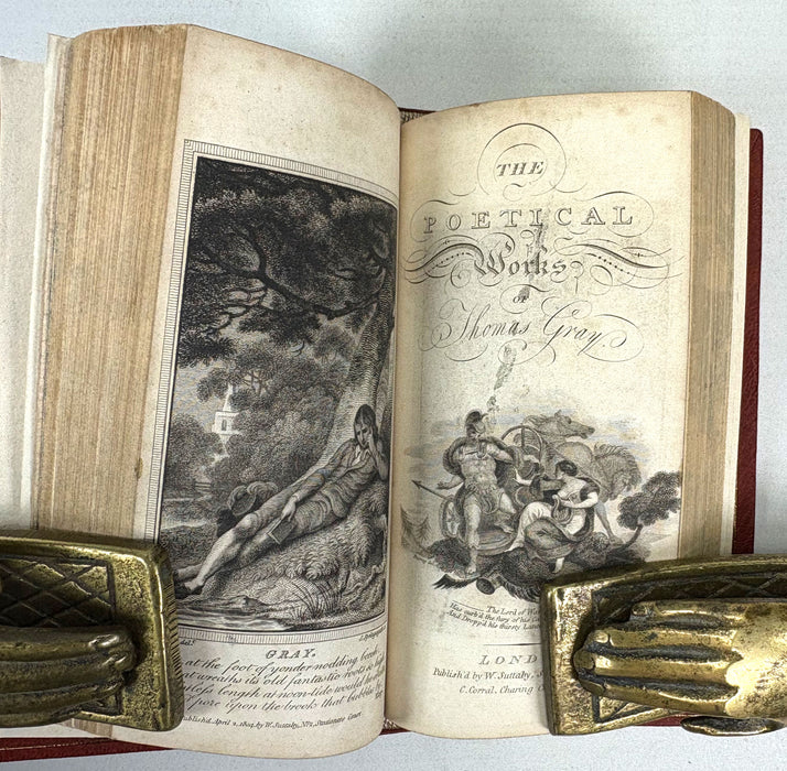Custom-bound Sammelband of Poetry by James Beattie, Thomas Gray and Oliver Goldsmith, 1805-1812, Suttaby and others