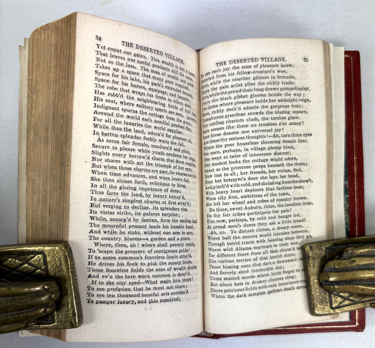 Custom-bound Sammelband of Poetry by James Beattie, Thomas Gray and Oliver Goldsmith, 1805-1812, Suttaby and others