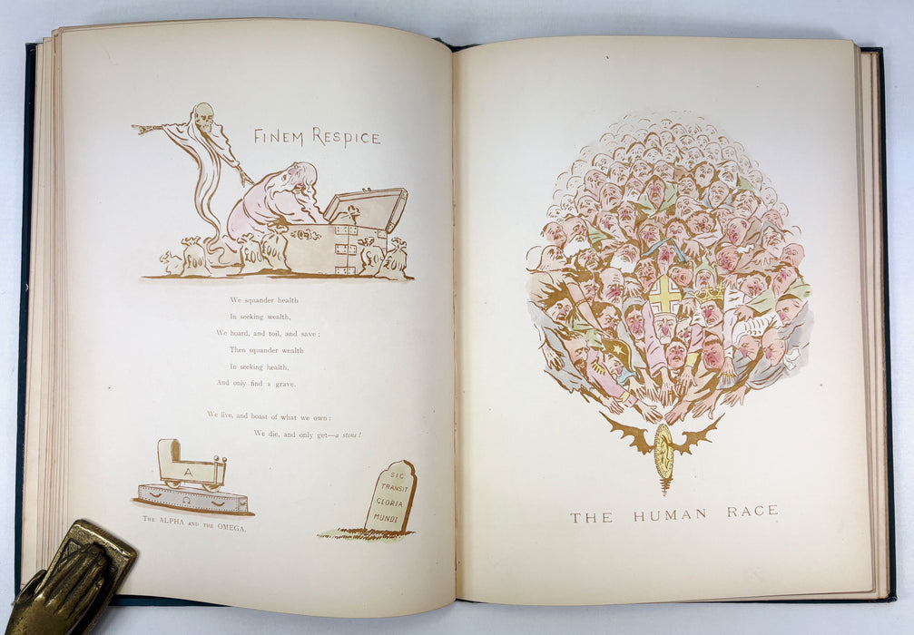 Cynicus (Martin Anderson); The Satires of Cynicus, 1890, Signed and numbered First edition, edition-de-luxe.