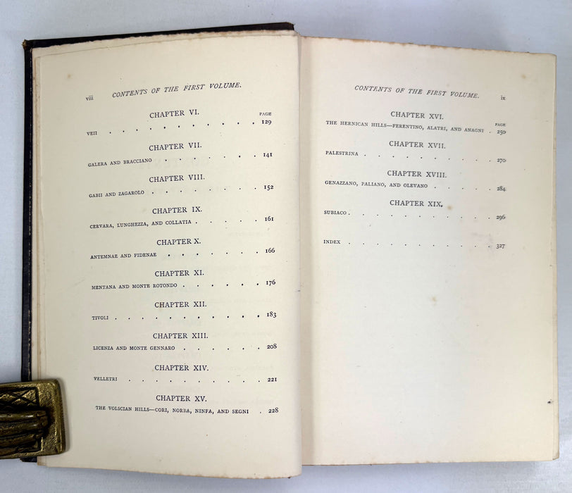 Days Near Rome, Augustus J.C. Hare, in Two Volumes, 1884