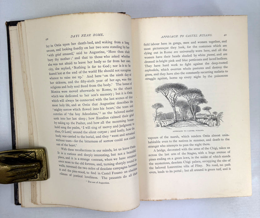Days Near Rome, Augustus J.C. Hare, in Two Volumes, 1884