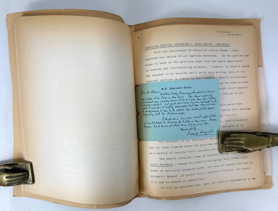 Dennis Wheatley; Murder Off Miami; 1936 first edition dossier, 1979 facsimile, and 1986 book publication
