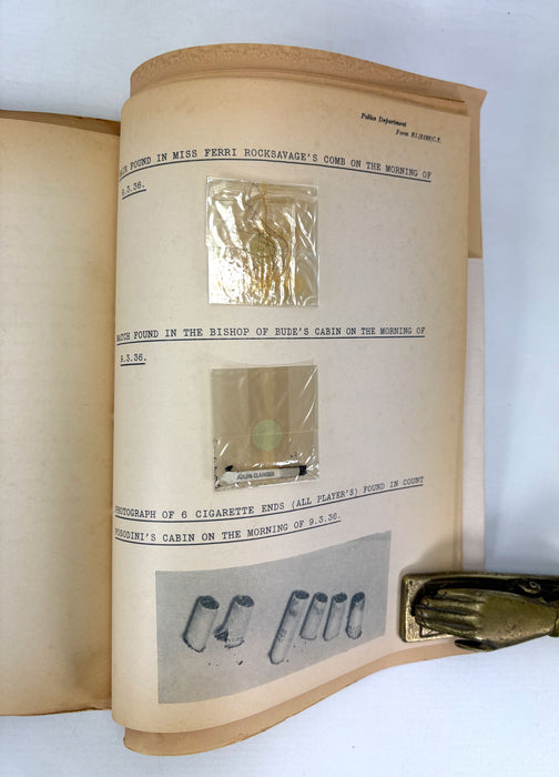 Dennis Wheatley; Murder Off Miami; 1936 first edition dossier, 1979 facsimile, and 1986 book publication