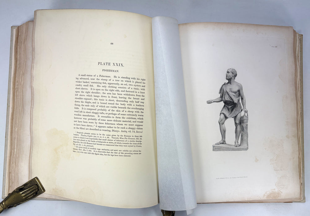Description of the Collection of Ancient Marbles in the British Museum; With Engravings / Engravings from the Ancient Marbles – Parts VIII (Parthenon Frieze, 1839) & X (Townley Collection, 1845), folio, edited by Edward Hawkins.