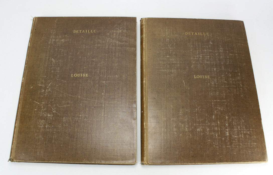 Detaille by Marius Vachon, 2 Volume Set complete, 1898