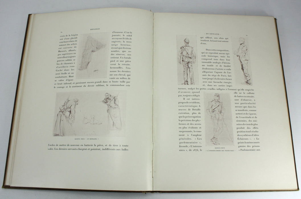 Detaille by Marius Vachon, 2 Volume Set complete, 1898