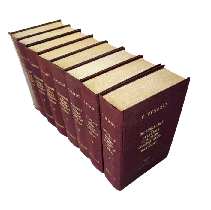 Dictionnaire critique et documentaire des Peintres, Sculpteurs, Dessinateurs et Graveurs, E. Benezit, 1966, 8 Vols. complete.