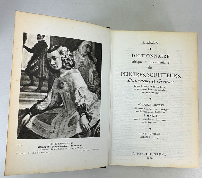 Dictionnaire critique et documentaire des Peintres, Sculpteurs, Dessinateurs et Graveurs, E. Benezit, 1966, 8 Vols. complete.