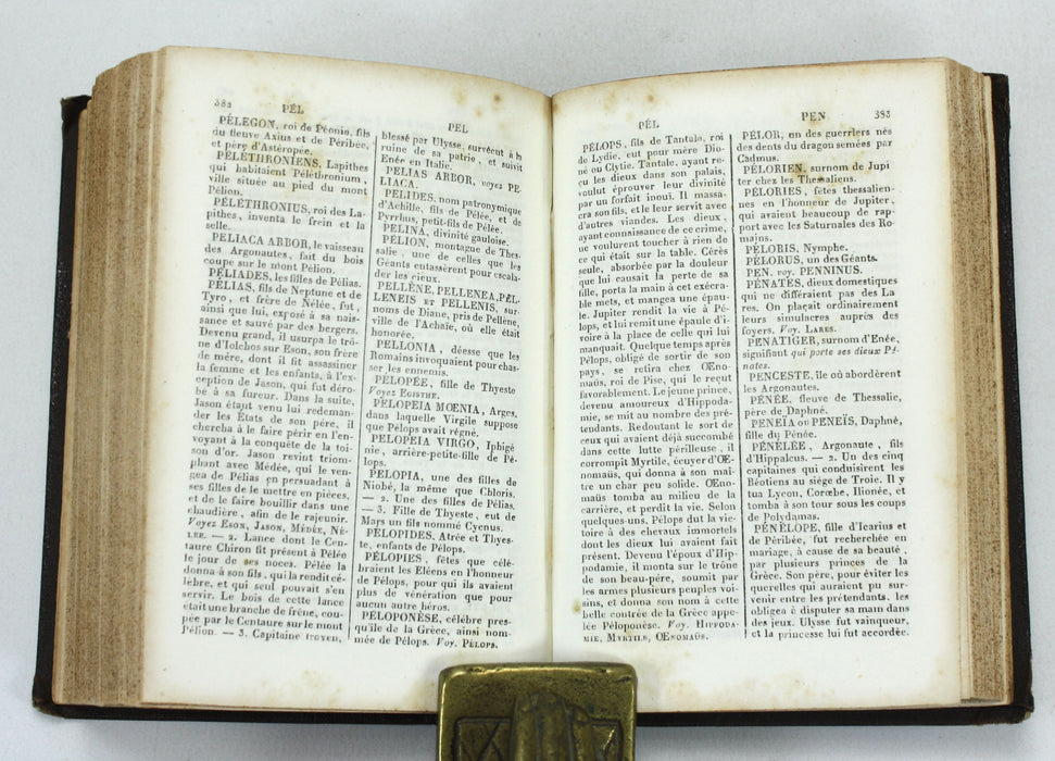 Dictionnaire de la Fable, Victor Verger, Limoges, 1844