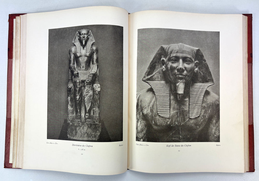 Die Plastik Der Ägypter von Hedwig Fechheimer, Bruno Cassirer, Berlin, 1914 (The Sculpture of the Egyptians)