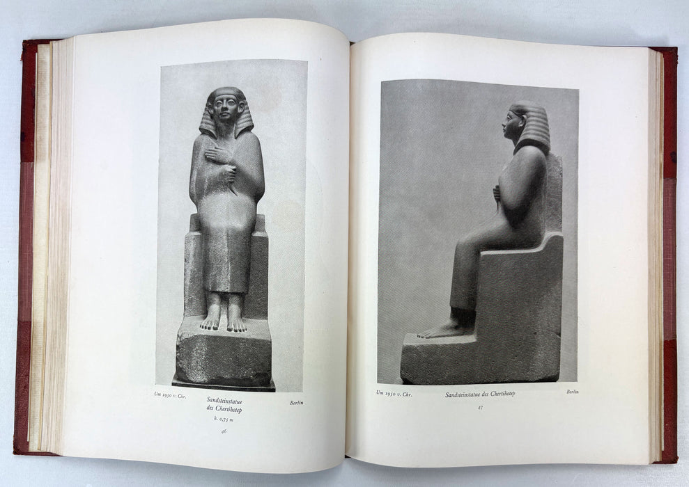 Die Plastik Der Ägypter von Hedwig Fechheimer, Bruno Cassirer, Berlin, 1914 (The Sculpture of the Egyptians)