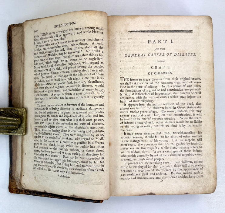 Domestic Medicine; or, A Treatise on the Prevention and Cure of Diseases by Regimen and Simple Medicines. By William Buchan. c.1800.