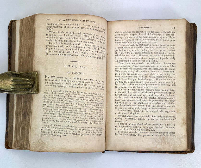 Domestic Medicine; or, A Treatise on the Prevention and Cure of Diseases by Regimen and Simple Medicines. By William Buchan. c.1800.
