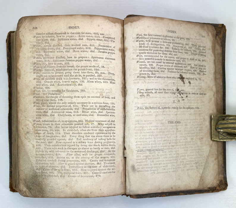 Domestic Medicine; or, A Treatise on the Prevention and Cure of Diseases by Regimen and Simple Medicines. By William Buchan. c.1800.