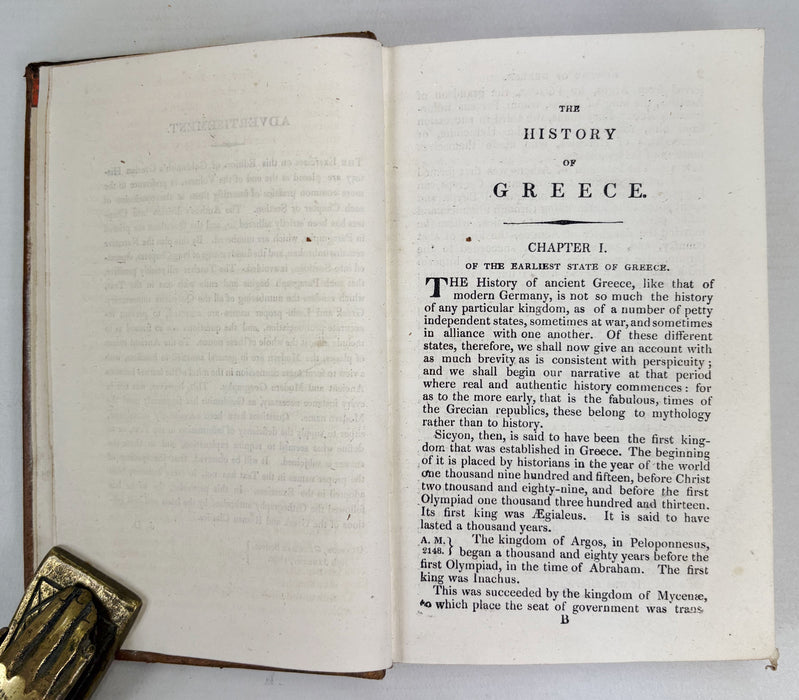 Dr. Goldsmith's History of Greece, Abridged for the Use of Schools, John Dymock, 1828